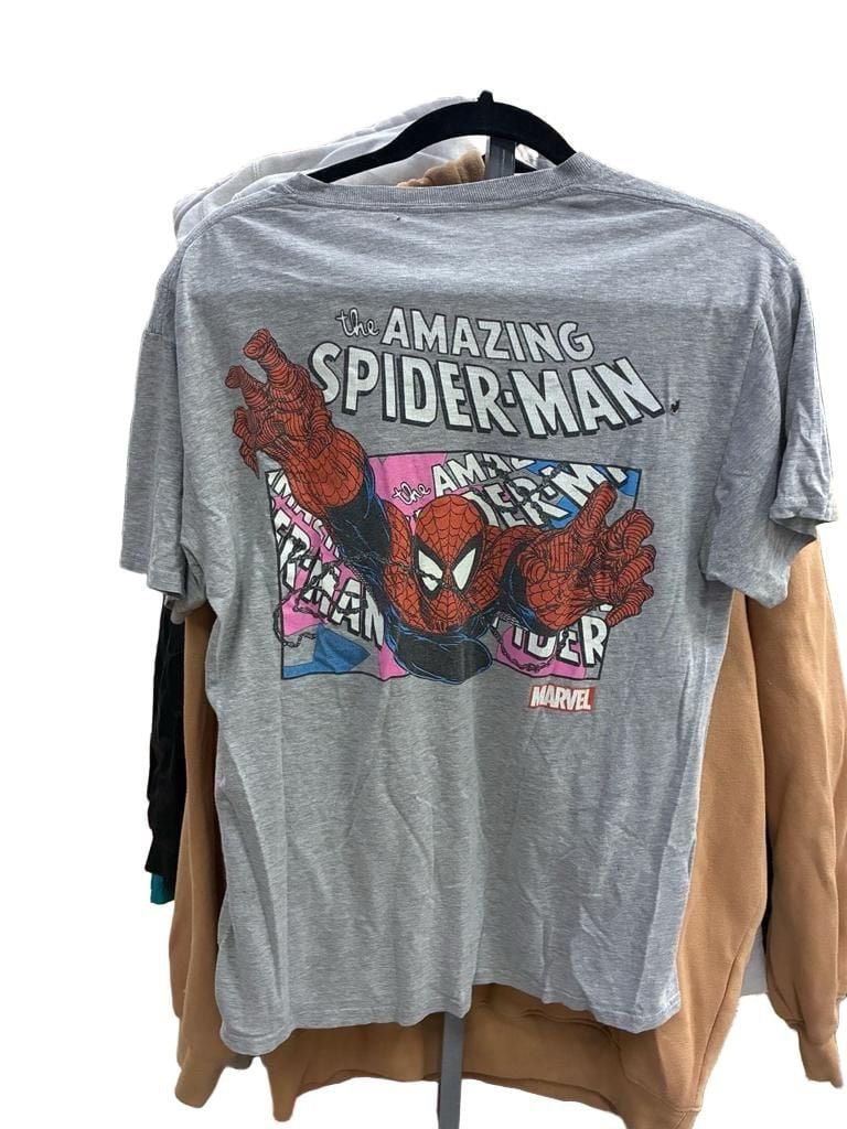 Marvel The Amazing Spider-Man Retro Graphic Grey T-Shirt 1