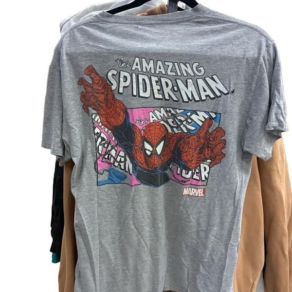 Marvel The Amazing Spider-Man Retro Graphic Grey T-Shirt