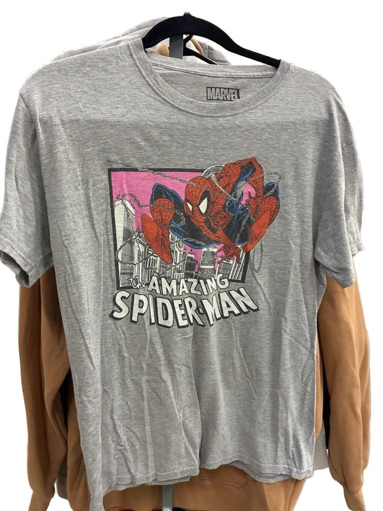 Marvel The Amazing Spider-Man Retro Graphic Grey T-Shirt 2