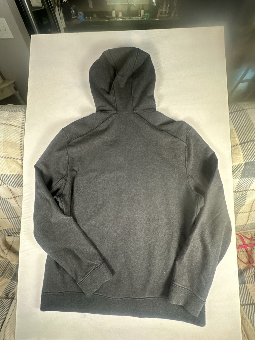 Lululemon Men's Charcoal Gray Full Zip Hoodie with Zipper Pockets#1078 8