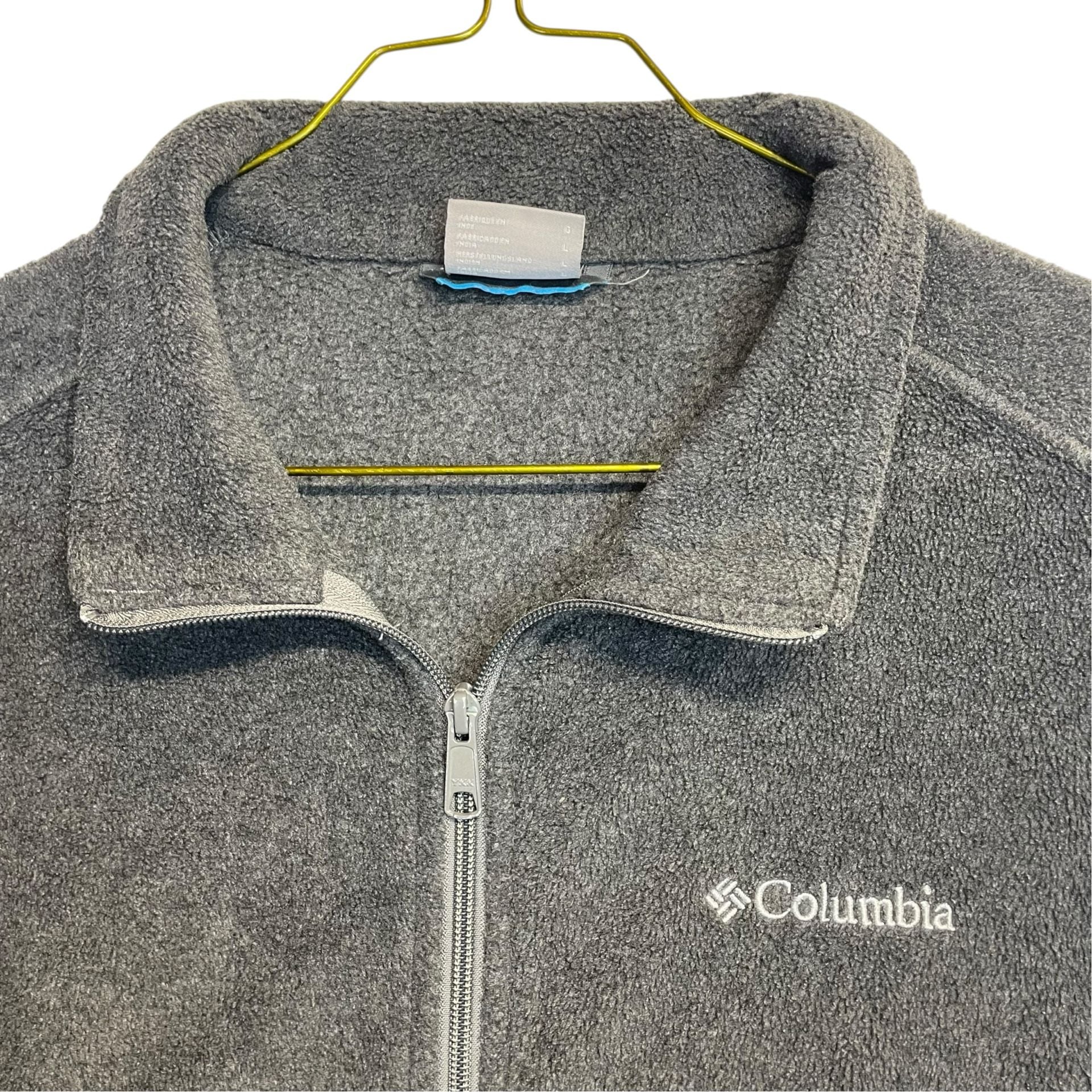 Columbia Steens Mountain Full Zip Fleece Vest Gray Men’s Large 4