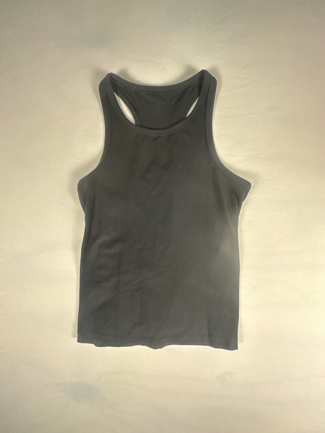 Lululemon Black Racerback Sports Tank Top with Logo #1086 2