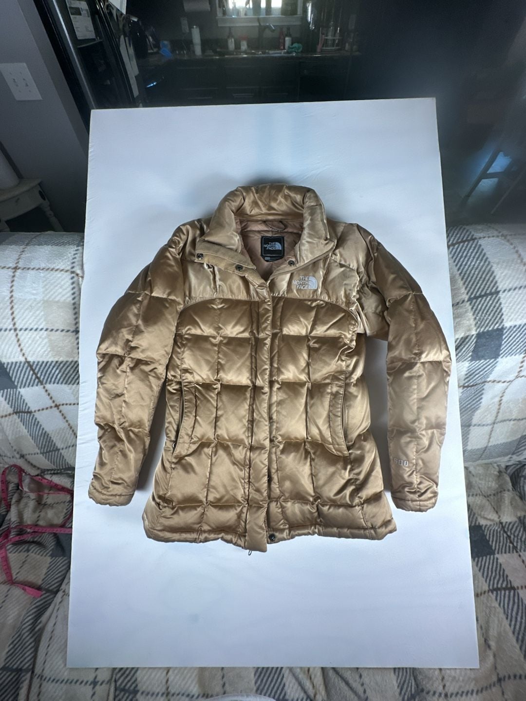 The North Face 600 Fill Down Puffer Jacket Women's XS Gold#1089 2