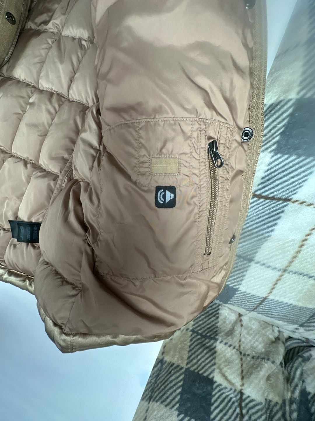 The North Face 600 Fill Down Puffer Jacket Women's XS Gold#1089 9