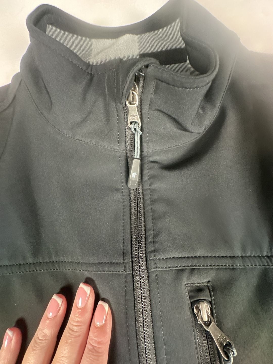 Cody James Mens Black Softshell Vest with Zipper Pockets#1090 7