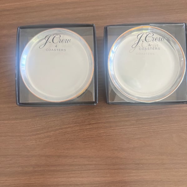J. Crew Set of 8 Coasters