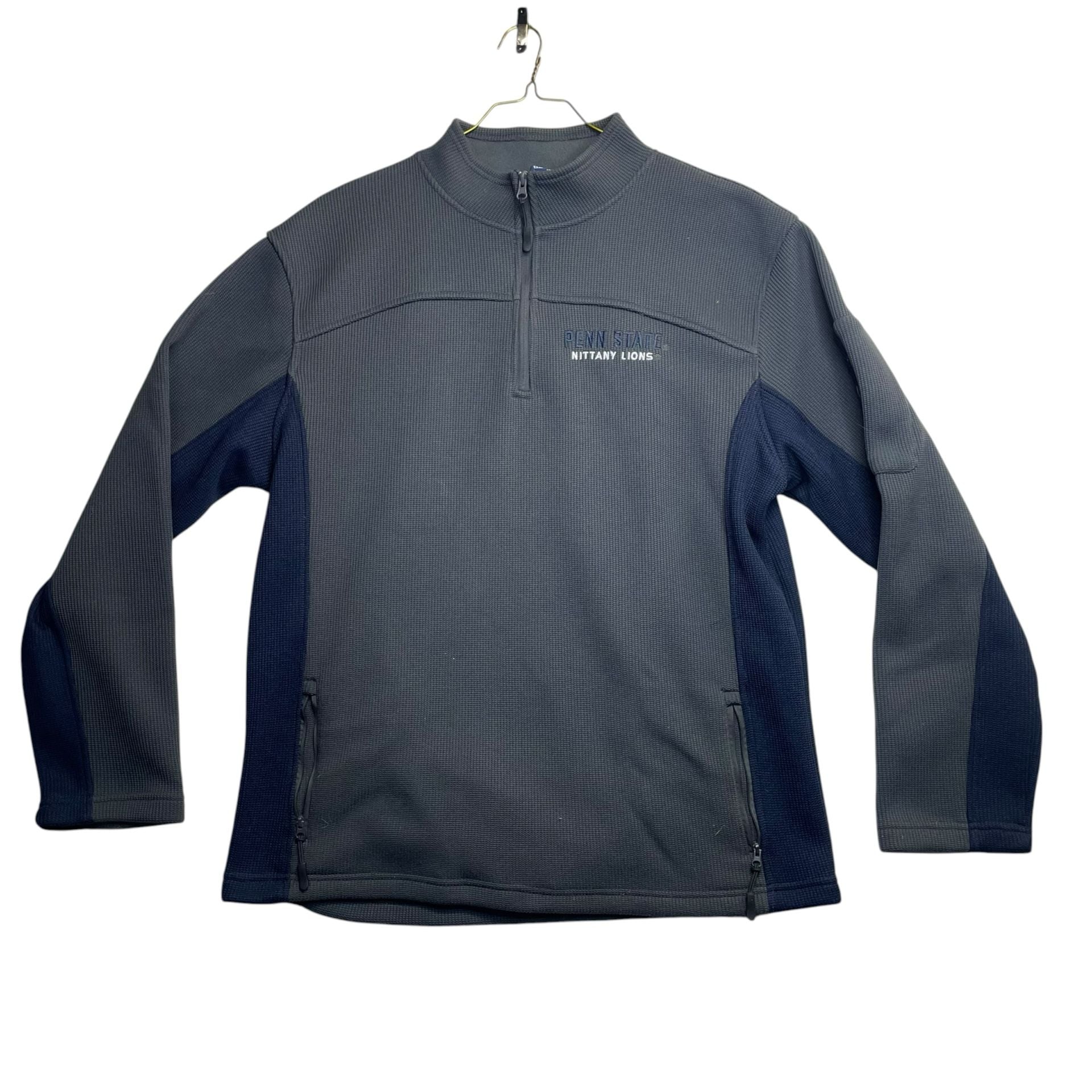 Penn State Nittany Lions Campus Heritage 1/4 Zip Pullover Mens XL Gray Navy 2