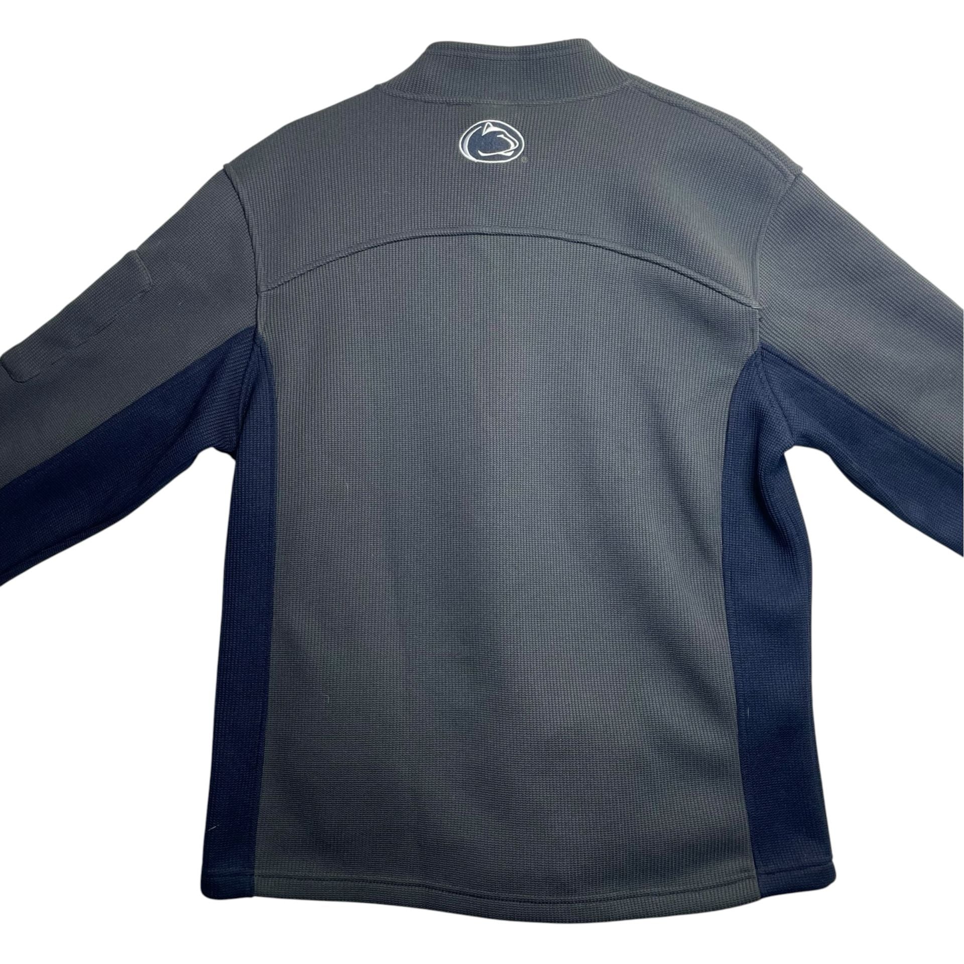 Penn State Nittany Lions Campus Heritage 1/4 Zip Pullover Mens XL Gray Navy 7