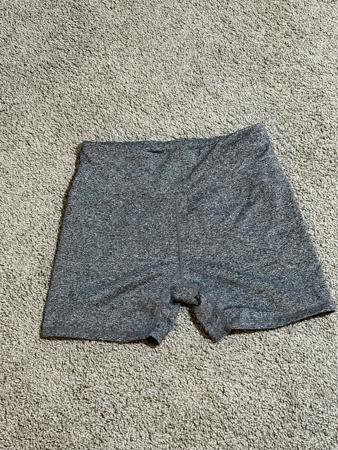Ebb & Flow Women's Gray Heather Athletic Yoga Gym Shorts Size L 2