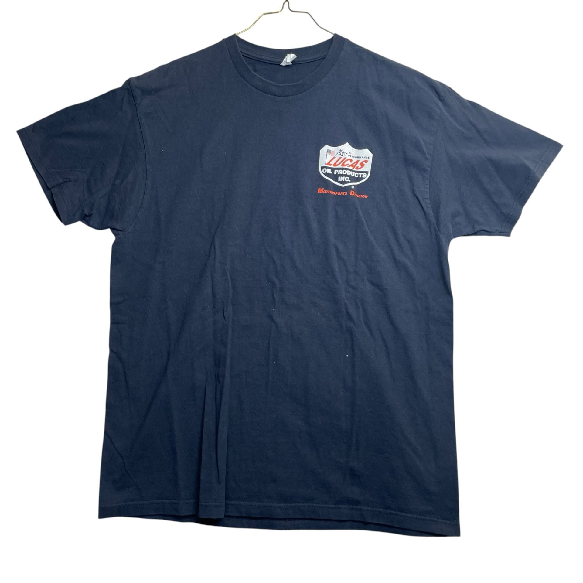 Lucas Oil Products Motorsports Division Racing T-Shirt Navy Men’s XL 2