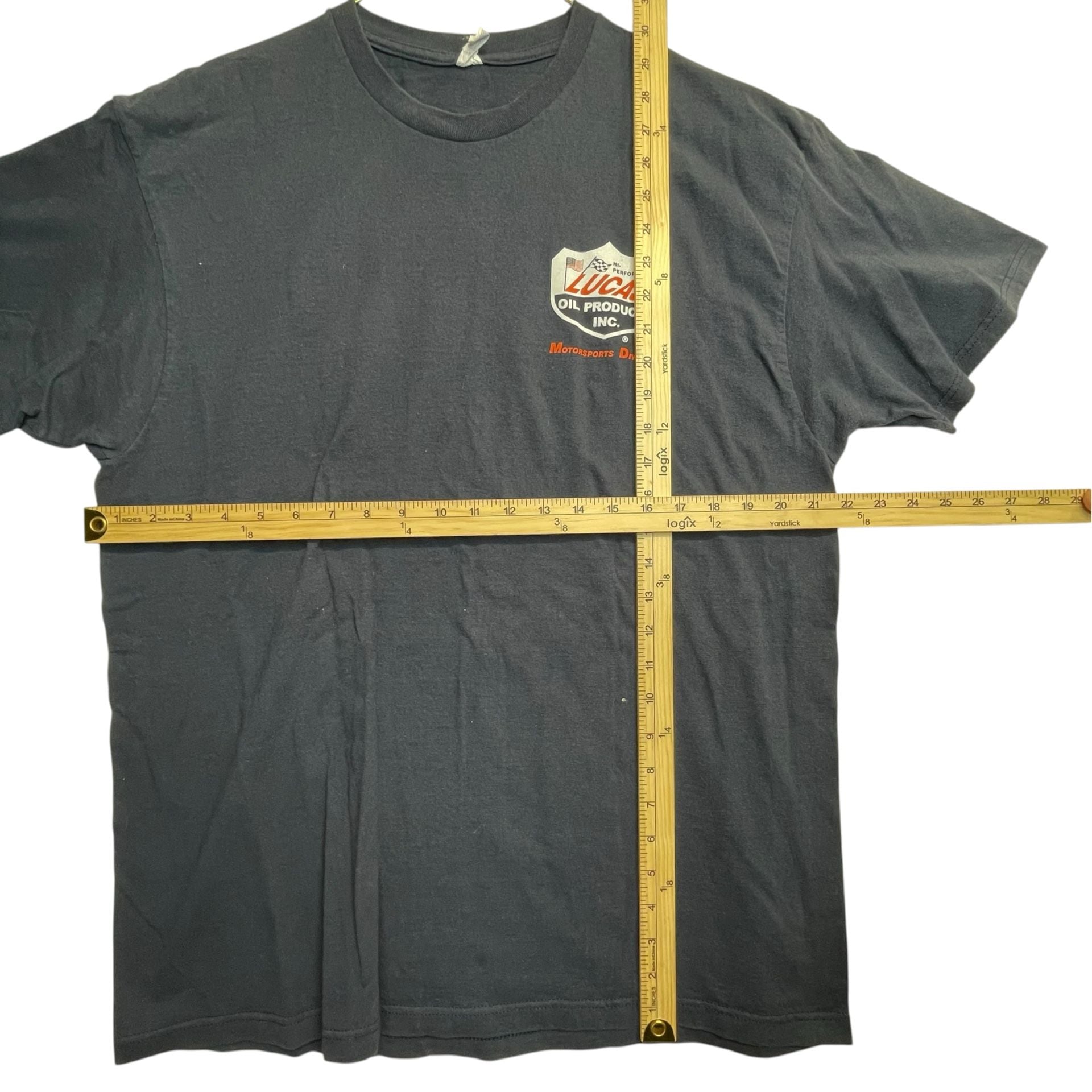 Lucas Oil Products Motorsports Division Racing T-Shirt Navy Men’s XL 4