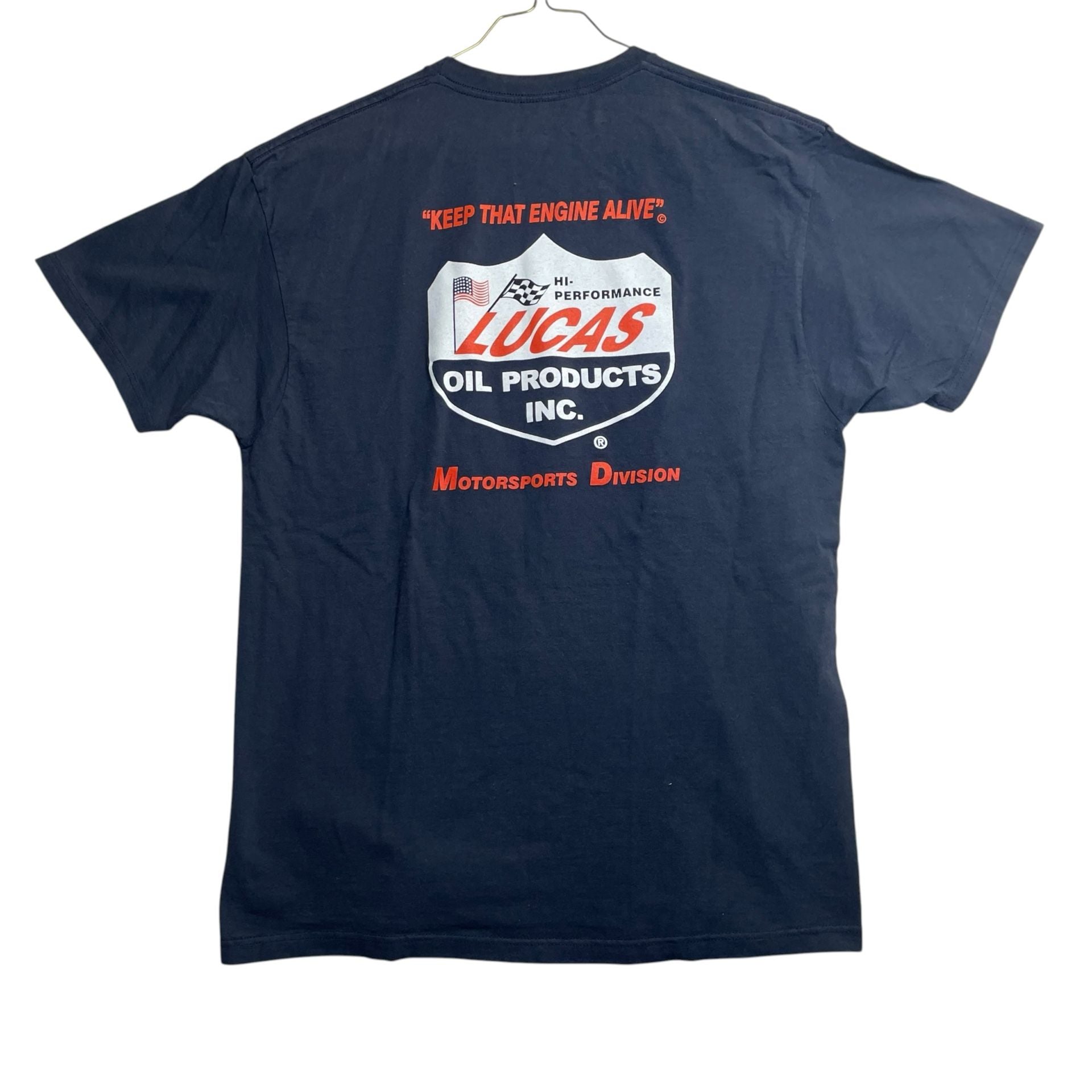 Lucas Oil Products Motorsports Division Racing T-Shirt Navy Men’s XL 7