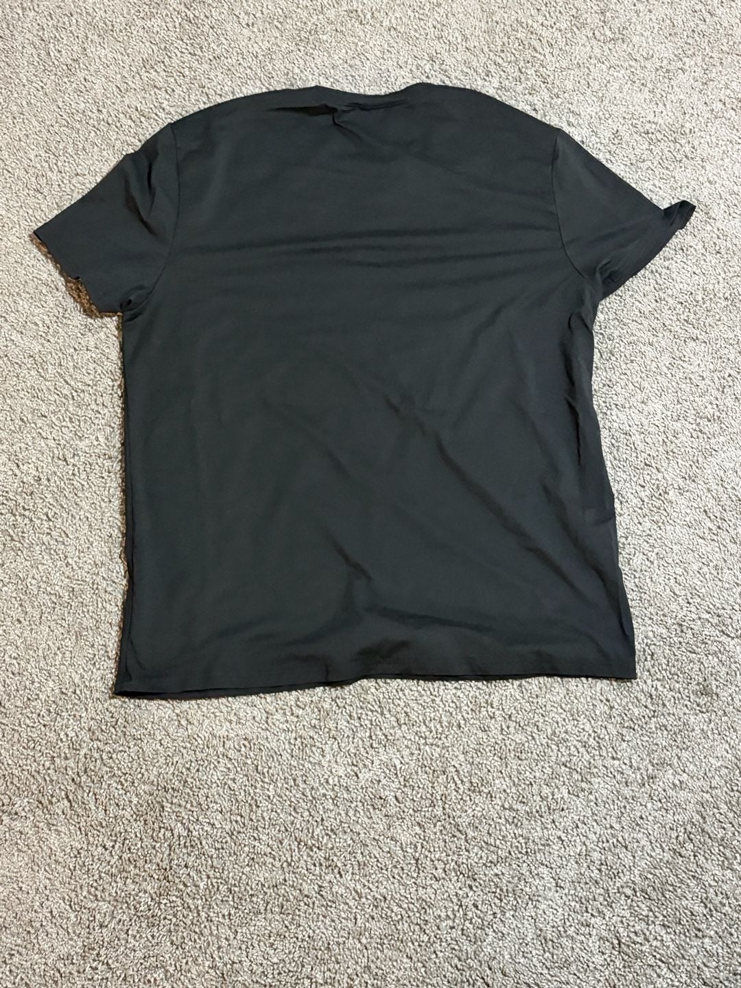 Men's Star Print Drop Shoulder Short Sleeve Tee Dark Gray 6
