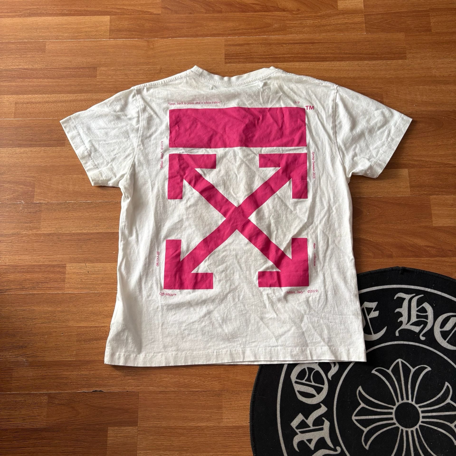 Off-White Bart Simpson Chill Man White T-Shirt 4
