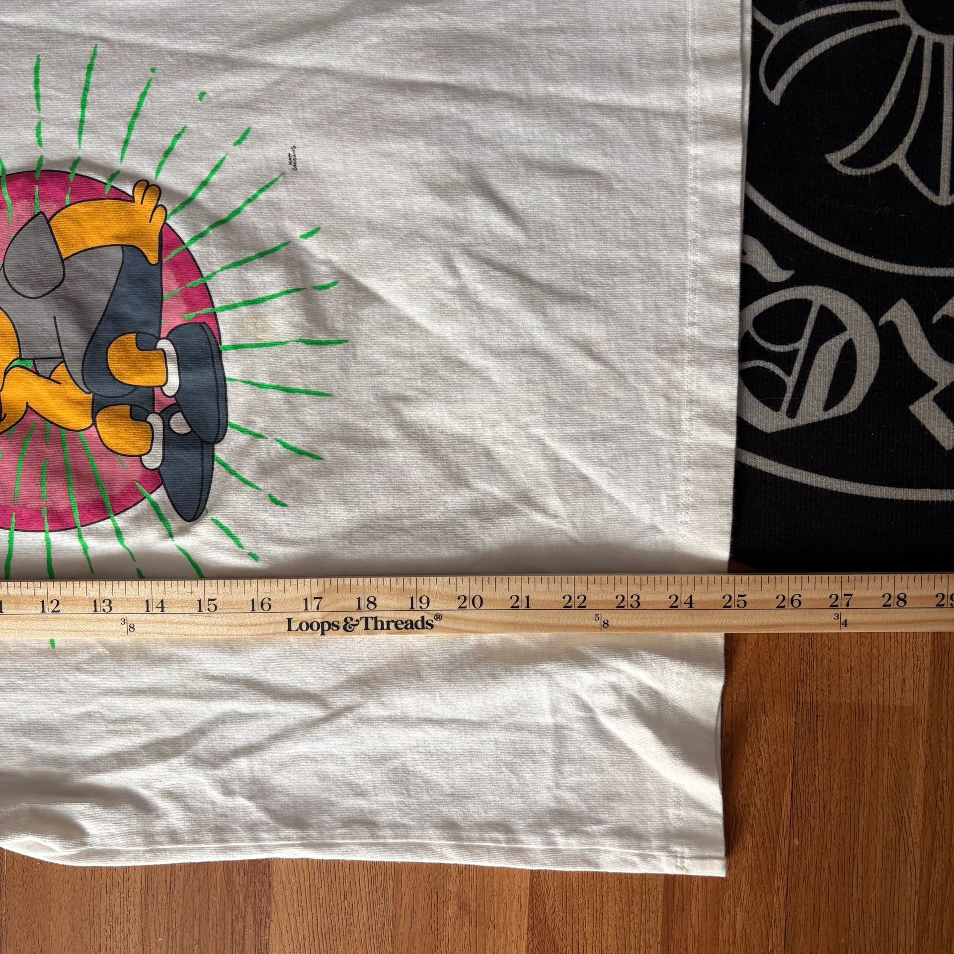Off-White Bart Simpson Chill Man White T-Shirt 10