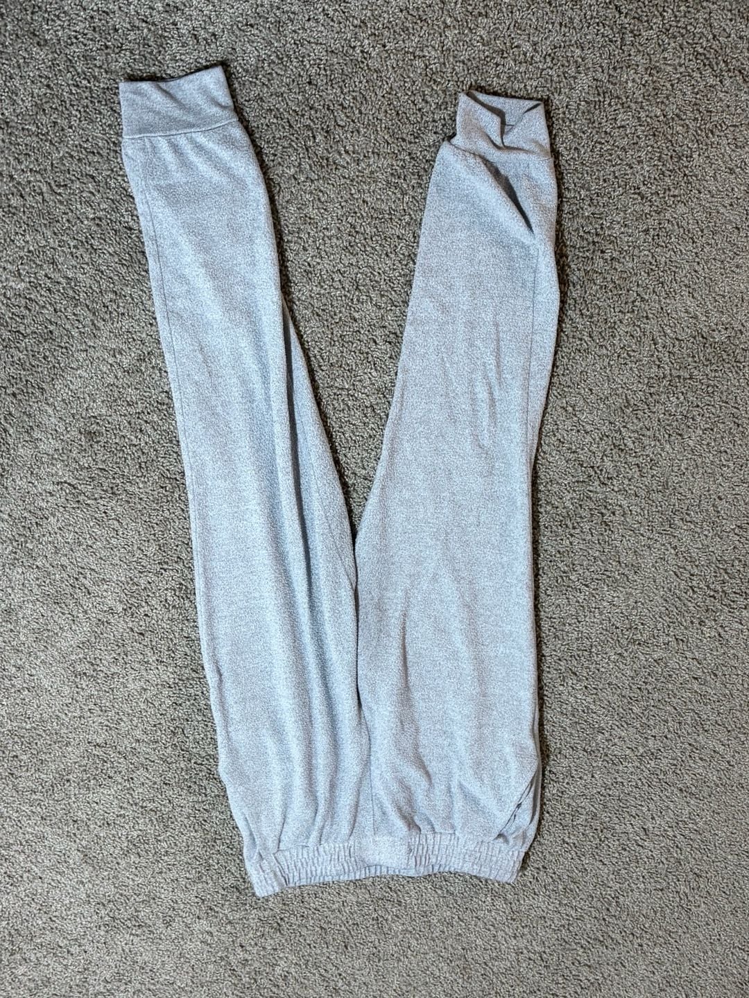 Shosho Gray Fleece Jogger Sweatpants Size M 2