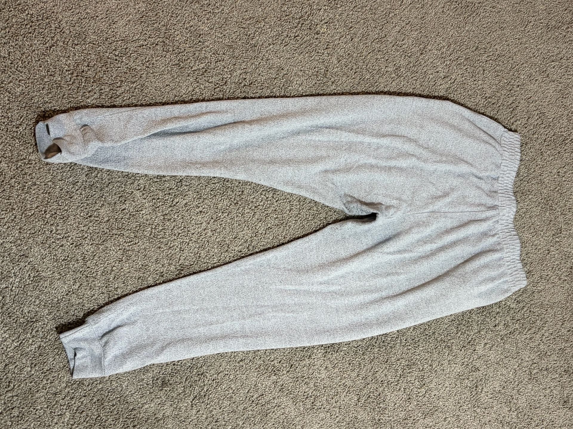 Shosho Gray Fleece Jogger Sweatpants Size M 6