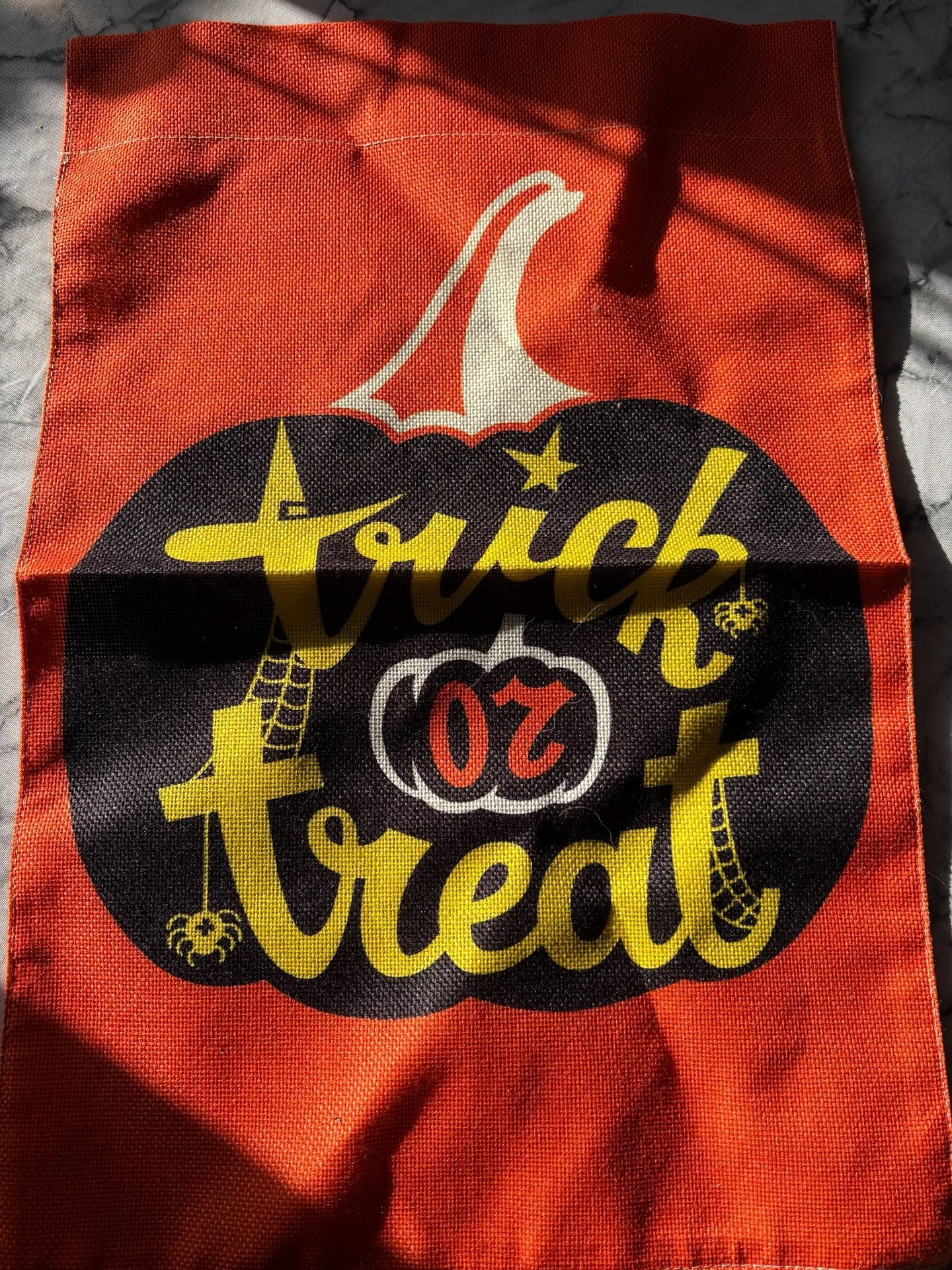 Trick or Treat Halloween Pumpkin Garden Flag 1