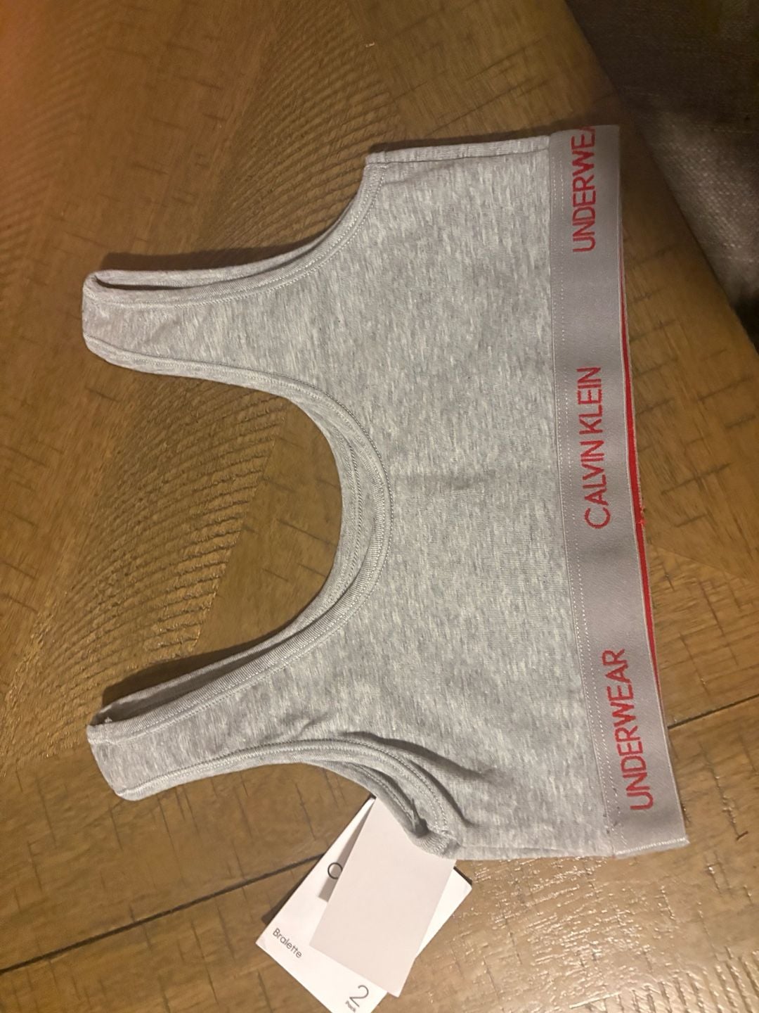 Calvin Klein Bralette Grey M 7/8 4