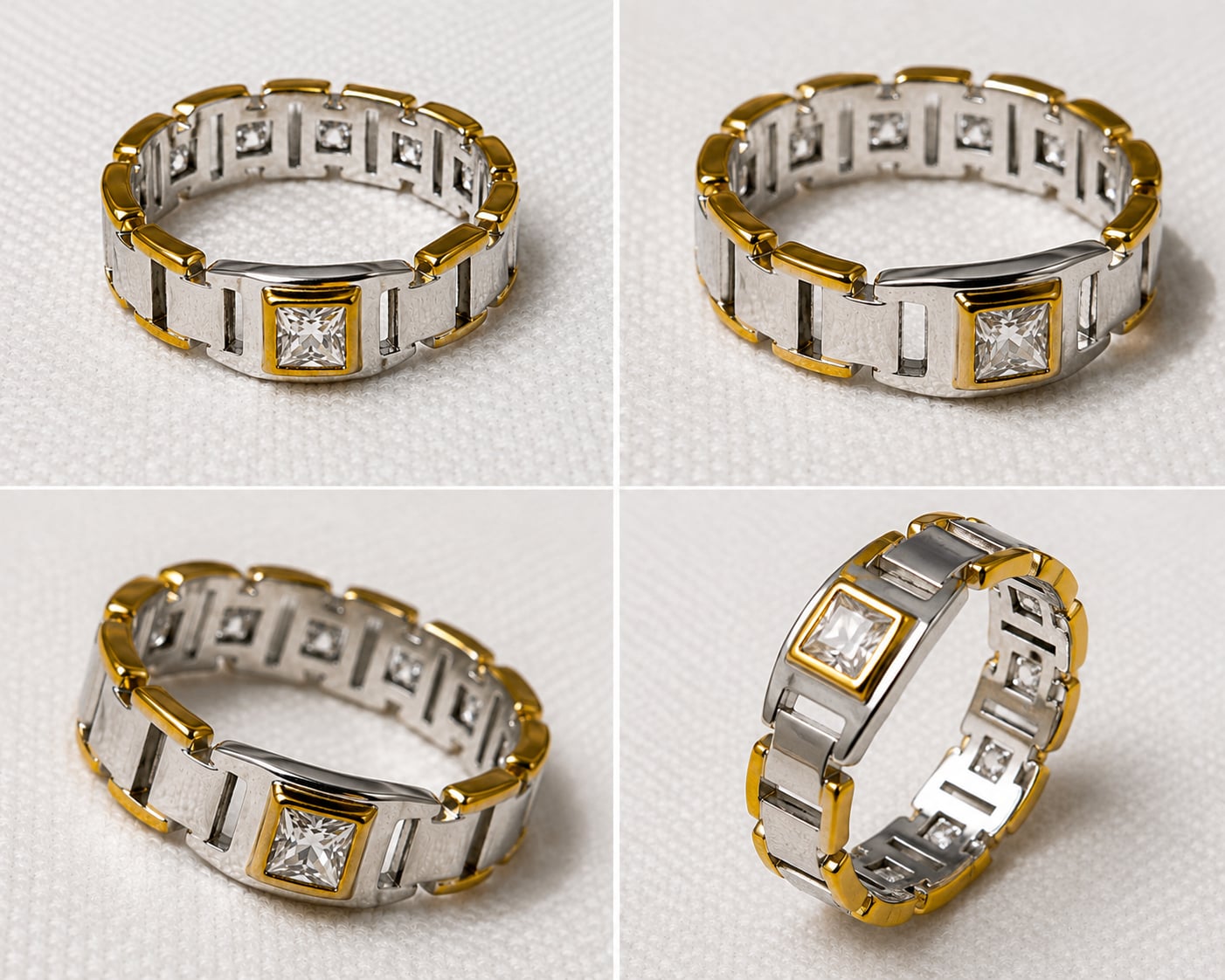 Bold Two-Tone Luxury Ring 3