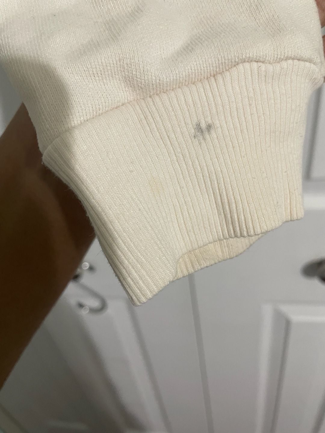 Hollister Lace Front Cropped Hoodie 4