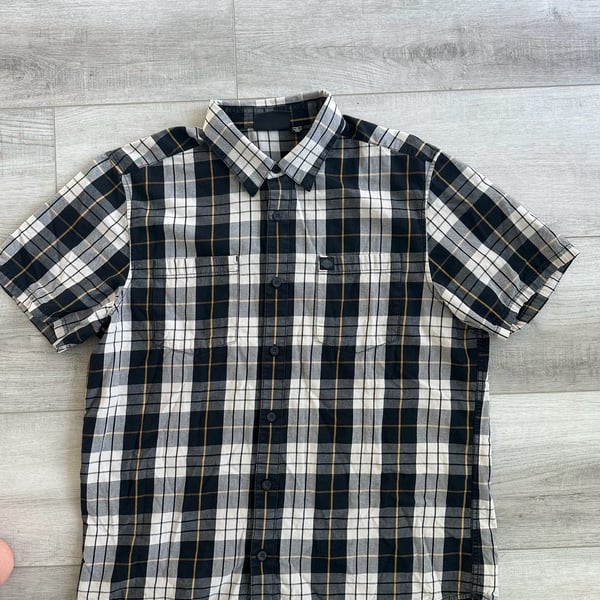 Harley Davidson Motorclothes Plaid Short Sleeve Button up