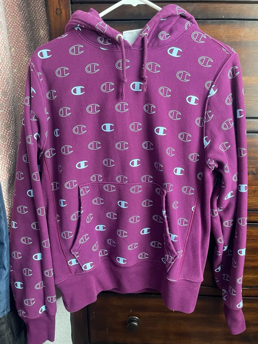 Champion Reverse Weave Purple Hoodie 2