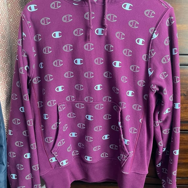 Champion Reverse Weave Purple Hoodie