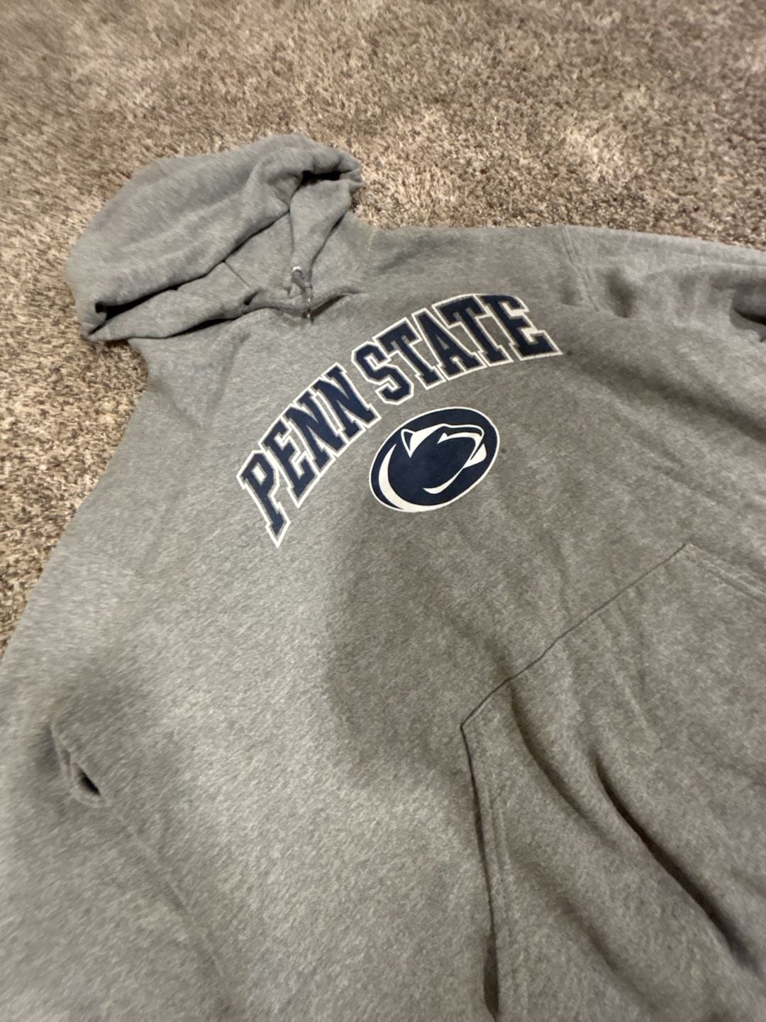 Penn State Nittany Lions Grey Hoodie Sweatshirt 3