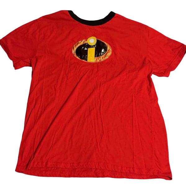 Disney Pixar The Incredibles Logo Ringer T-Shirt