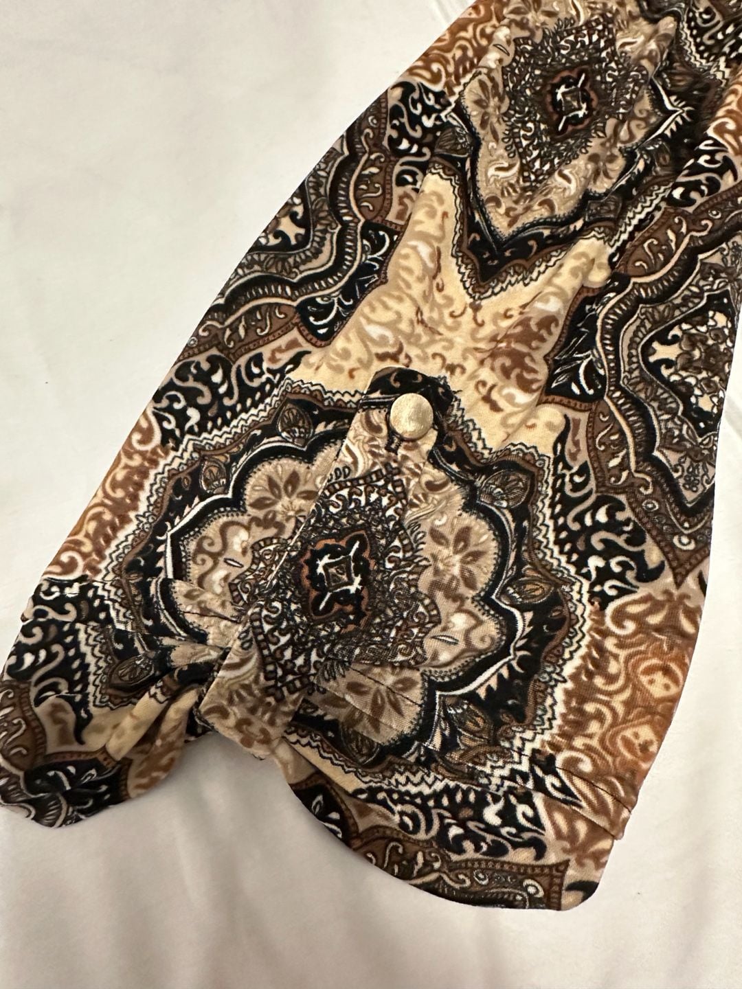 Cocomo Long Sleeve V-Neck Tunic with Geometric Print 8