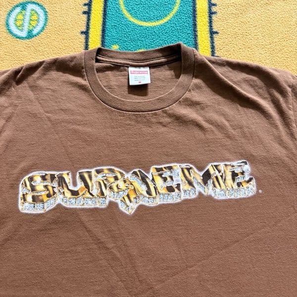 Supreme Diamond Tee Brown FW21