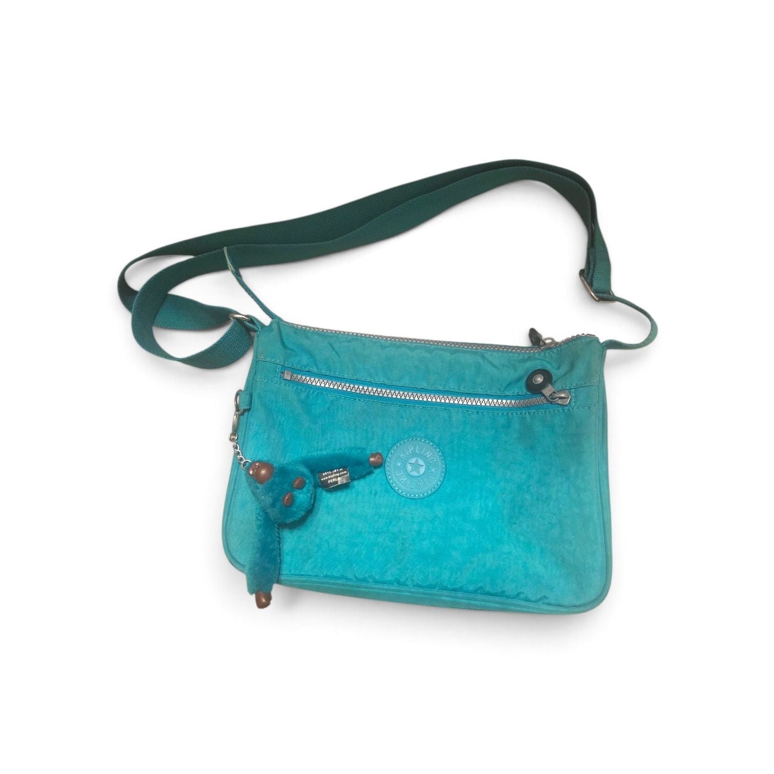 Kipling Callie Crossbody Bag Seafoam Green Blue Adjustable Strap 2