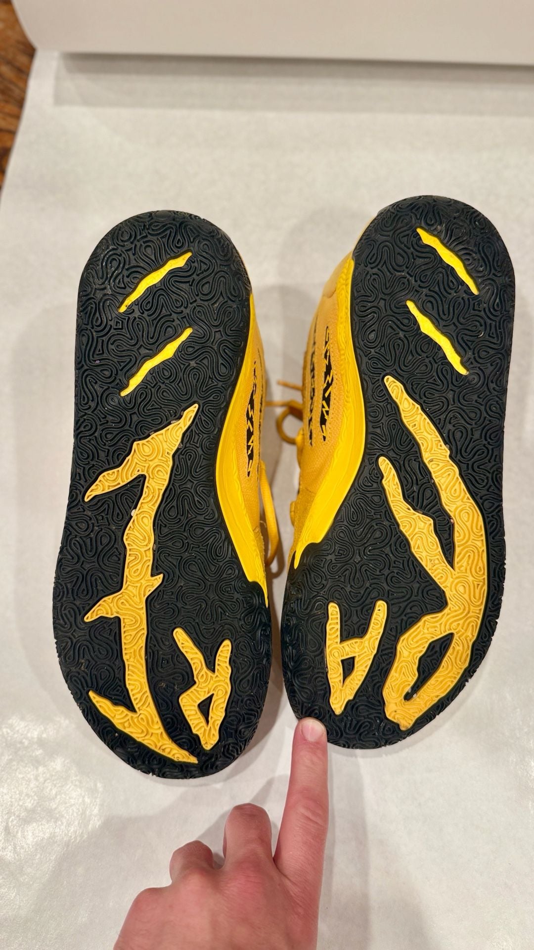 Puma MB.03 x Porsche Legacy Sport Yellow Black Basketball Shoes (Men's Size 13) 3
