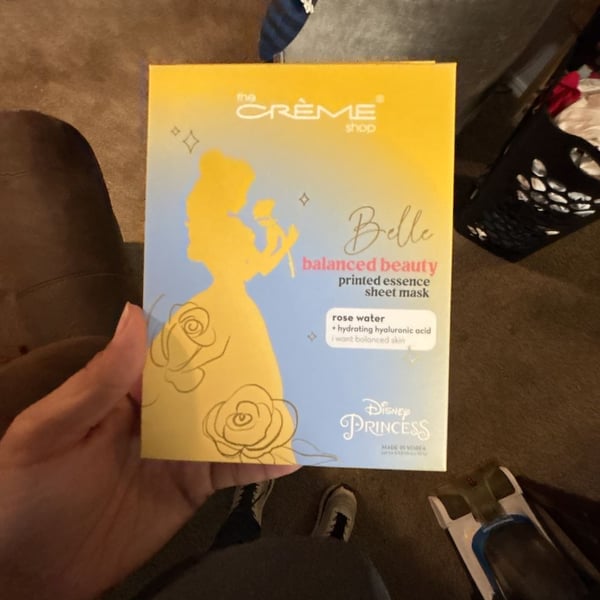 The Crème Shop x Disney Belle Balanced Beauty Printed Essence Sheet Mask Set of 3