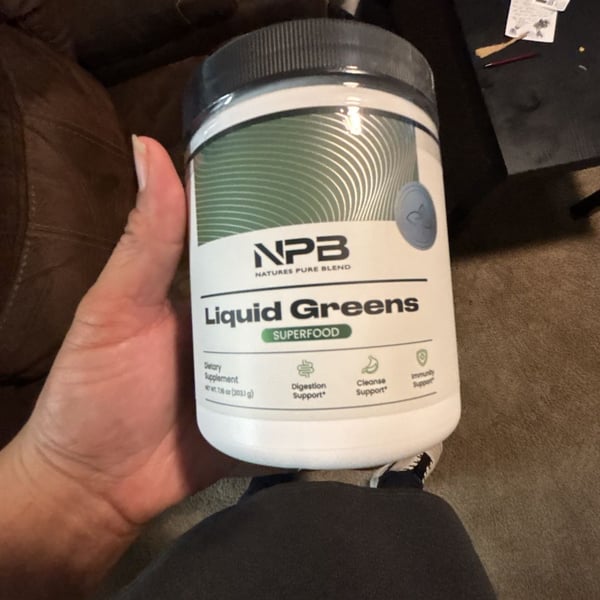 NPB Natures Pure Blend Liquid Greens Superfood Dietary Supplement