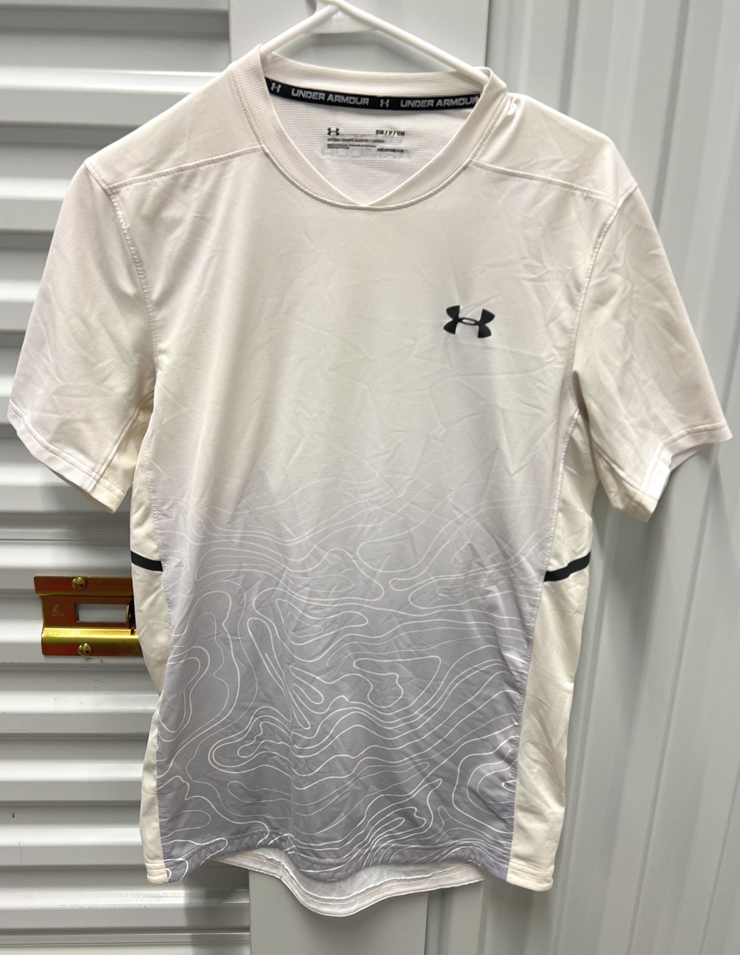 Under Armour HeatGear Fitted Short Sleeve Graphic Print T-Shirt Men's Size Small 2