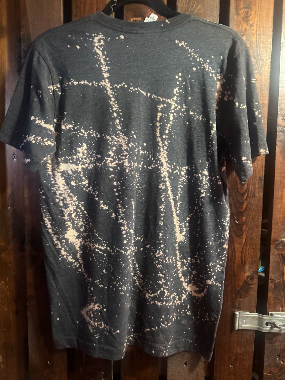 Bella+Canvas No Diggity Bout To Bag It Up Halloween Bleached T-Shirt Medium 5
