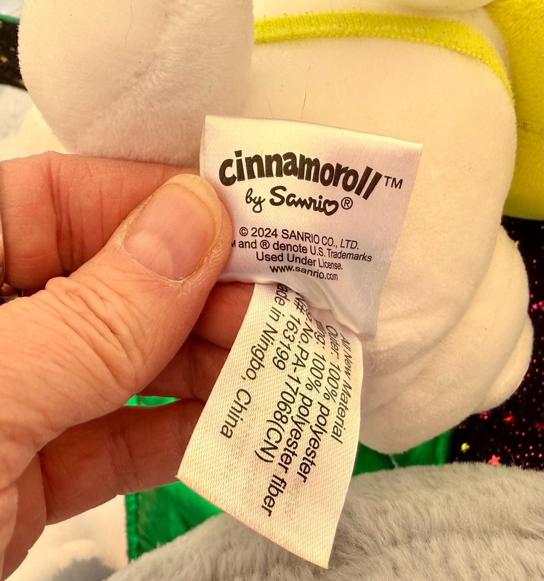 Sanrio Cinnamoroll Plush in Frog Hoodie, 9in 4