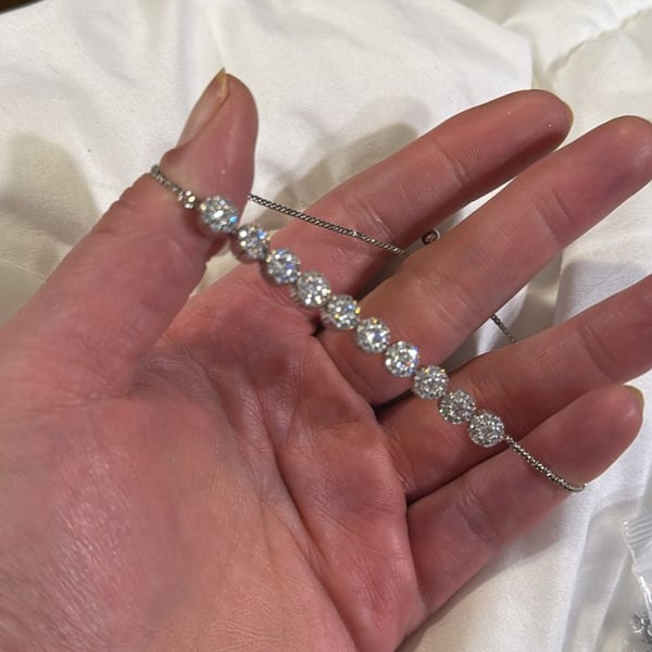 Forever Grown Diamonds Lab-Grown Diamond Bracelet (1 ct. t.w.) in Sterling Silver