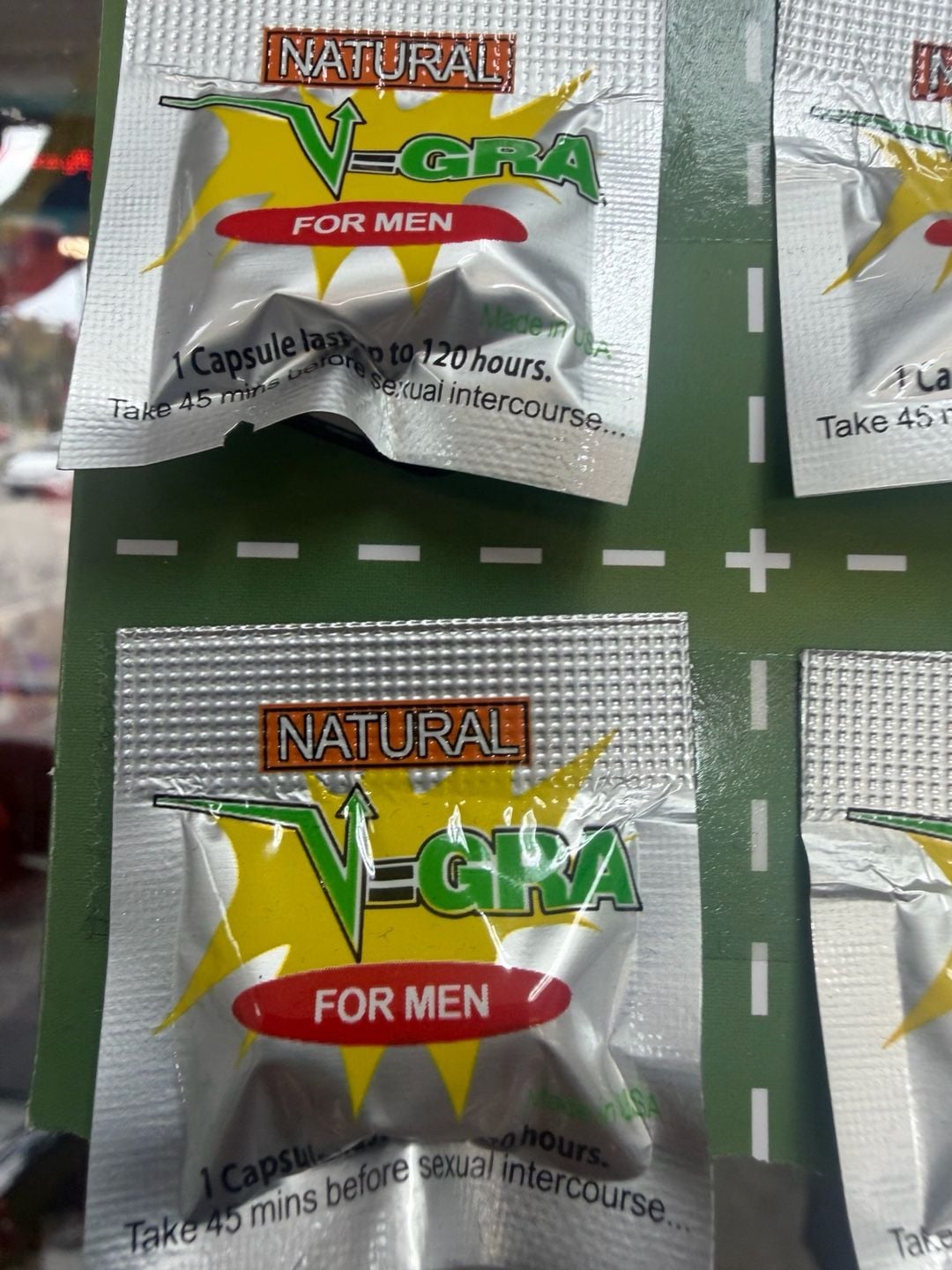 2 Natural V-Gra For Men Dietary Supplement Capsule Packs 5