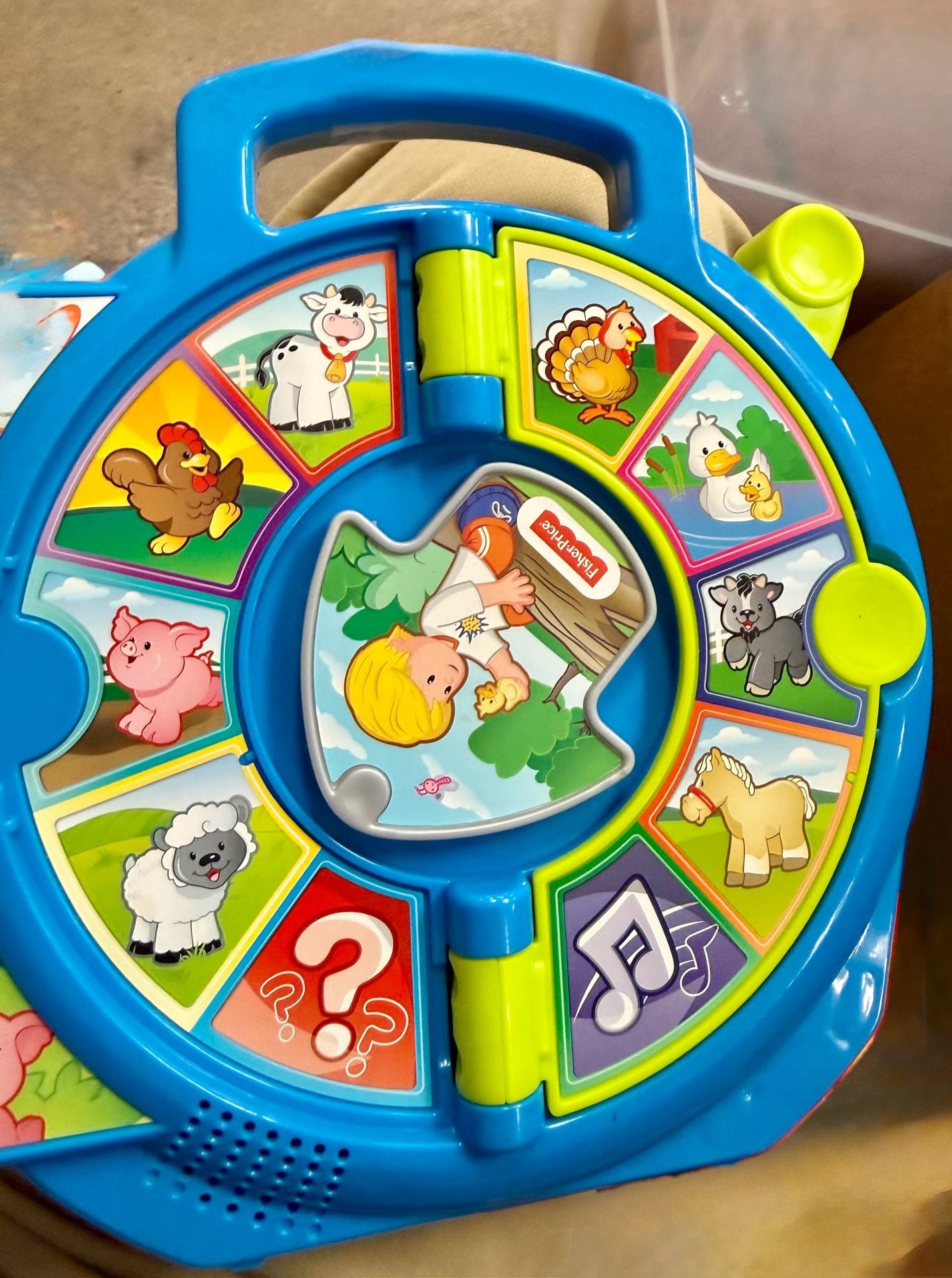 FisherPrice Lttl Ppl World of Animals See 'n Say Toddler Musical Learning Toy 1