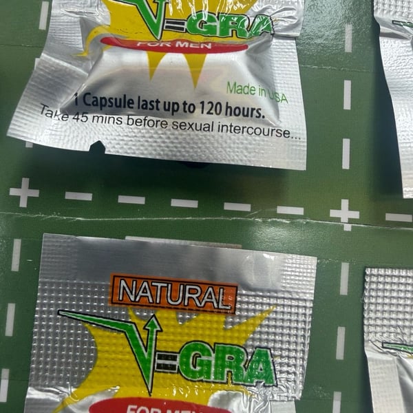 4 pack Natural V-Gra For Men Supplement Capsule