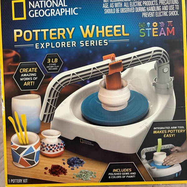 National Geographic Explorer Series Pottery Wheel Craft Kit