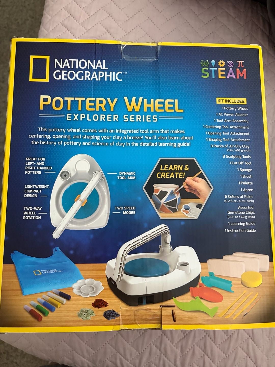 National Geographic Explorer Series Pottery Wheel Craft Kit 2