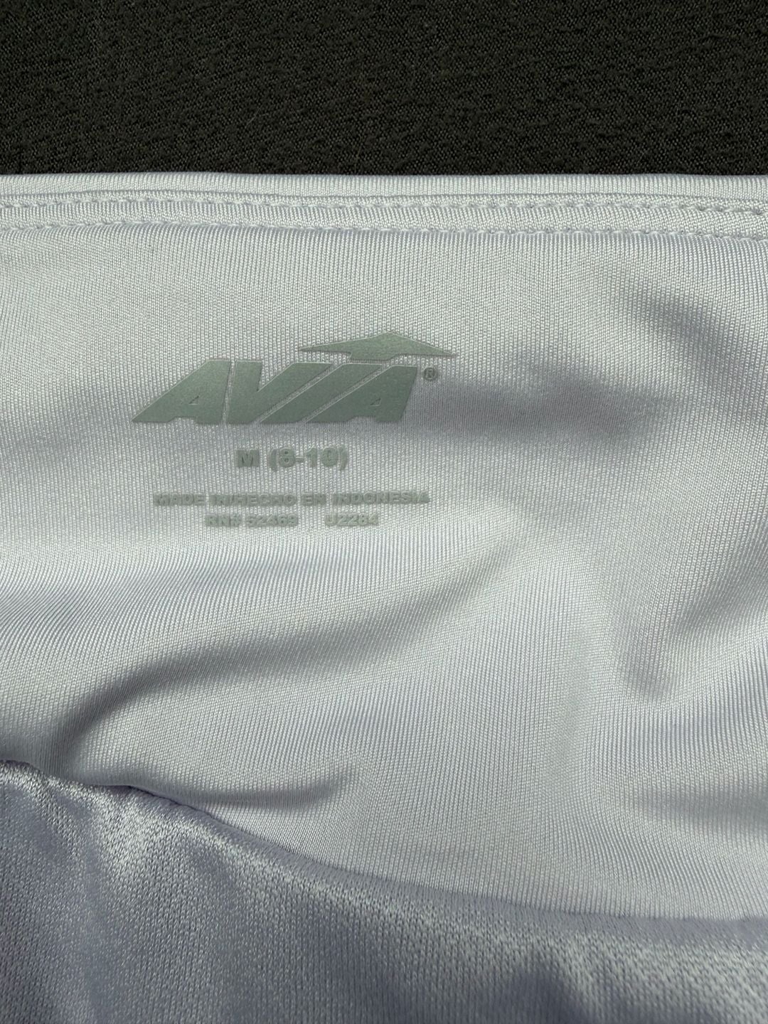 Avia Activewear Athletic Running Shorts Gray White Snake Print Size Medium 8-10 4