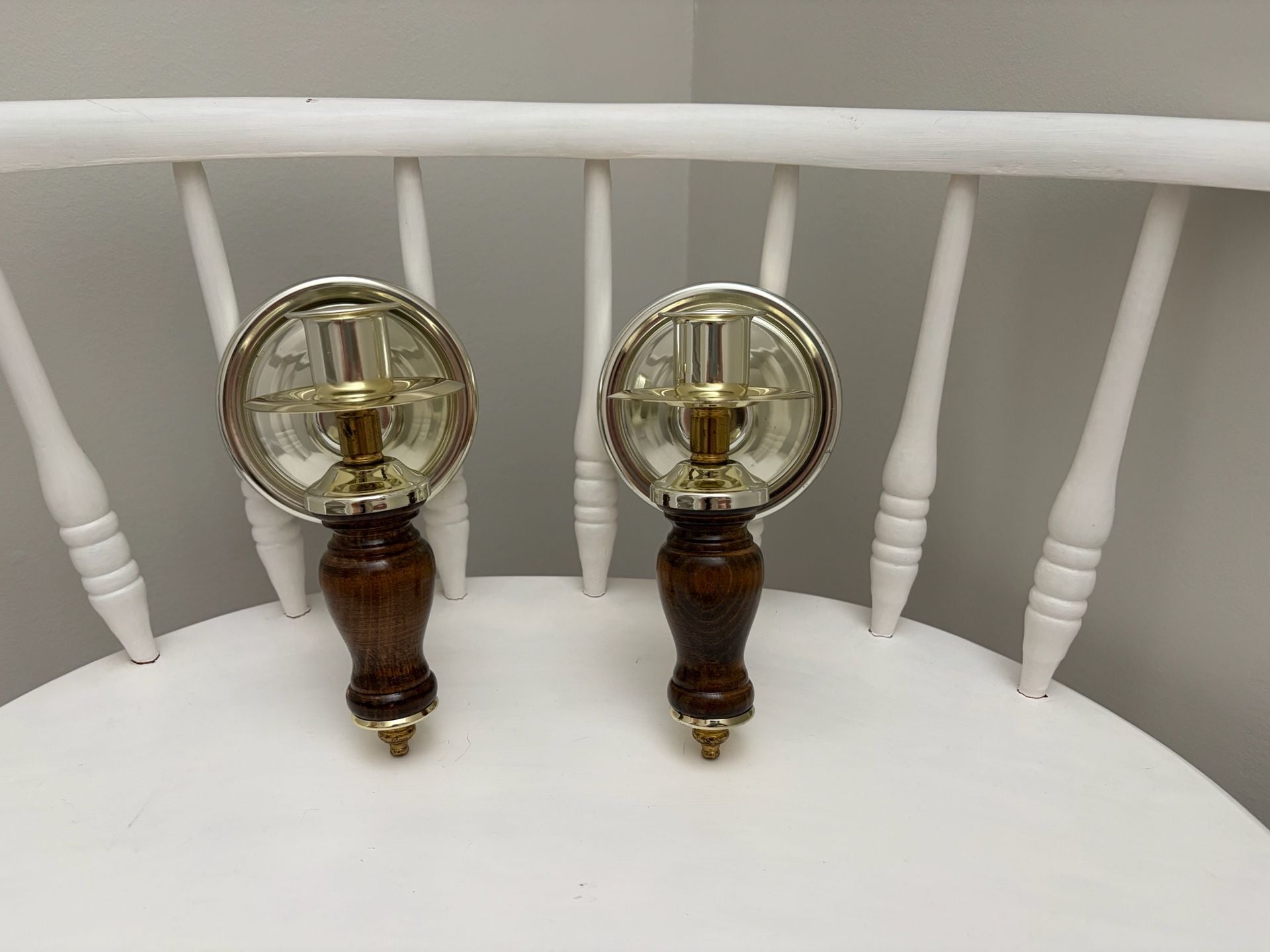 MCM Wall Sconce Candlestick Holders 1