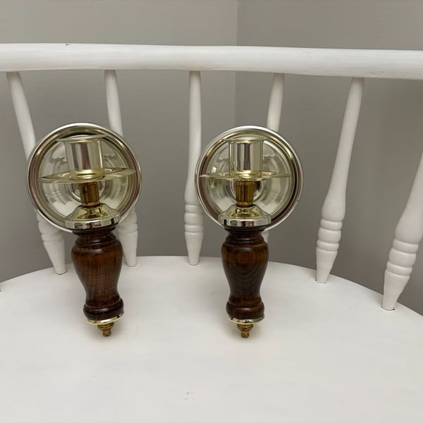 MCM Wall Sconce Candlestick Holders