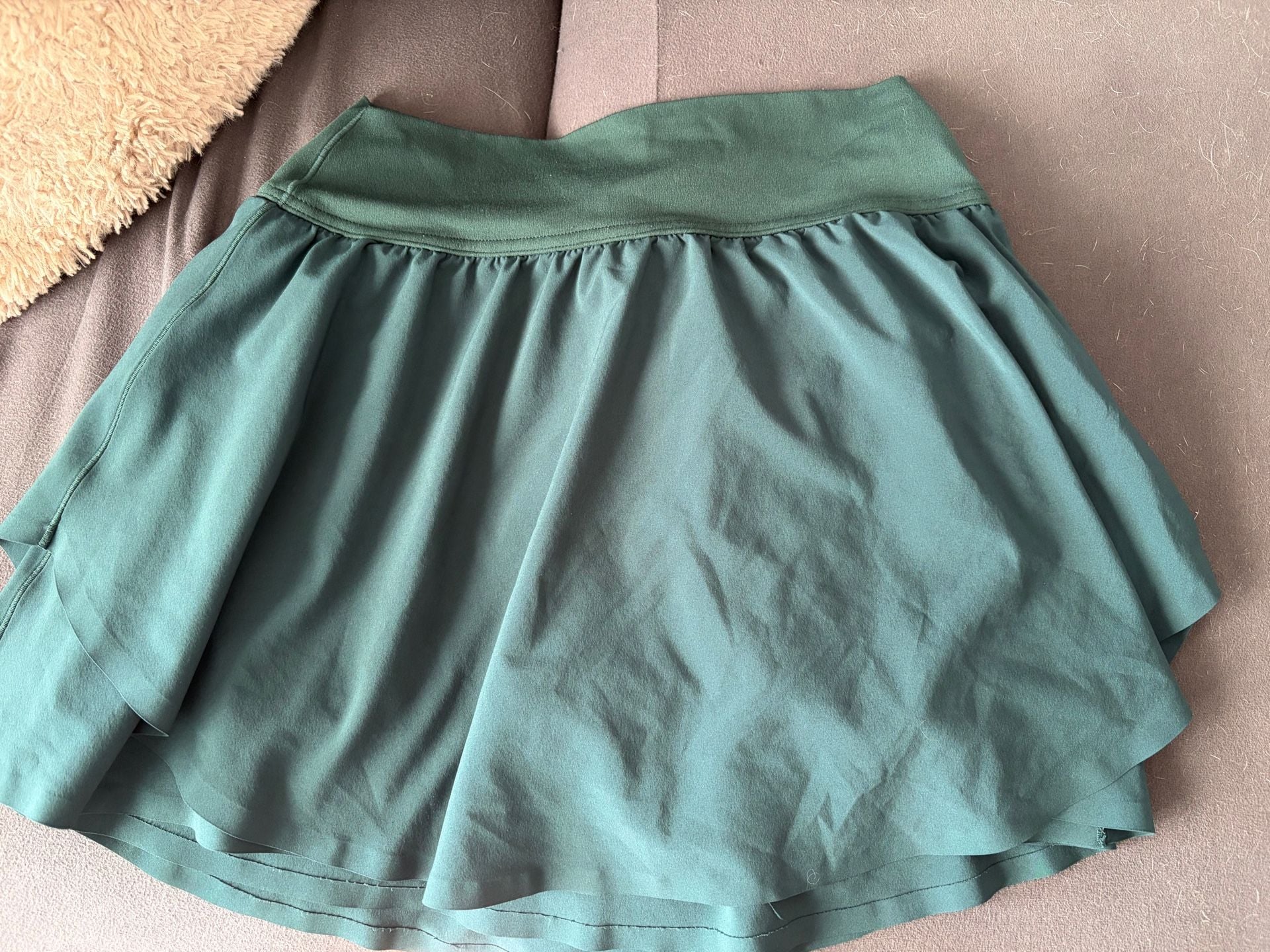 Offline by Aerie Forest Green Active Skort with Built-In Shorts Size S 2