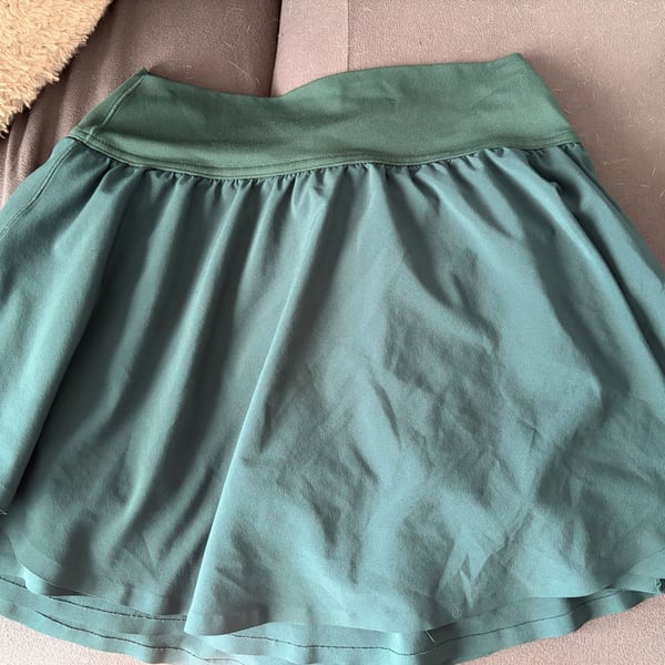Offline by Aerie Forest Green Active Skort with Built-In Shorts Size S